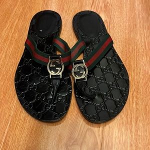 Gucci Women’s Thong Web Sandal